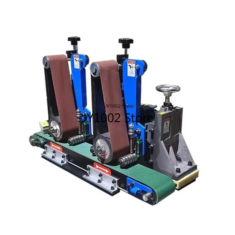 

150 Compact Benchtop Metal Belt Sanding Machine for Steel Plate Flat Sheet Deburring Rust Metal Working Tool
