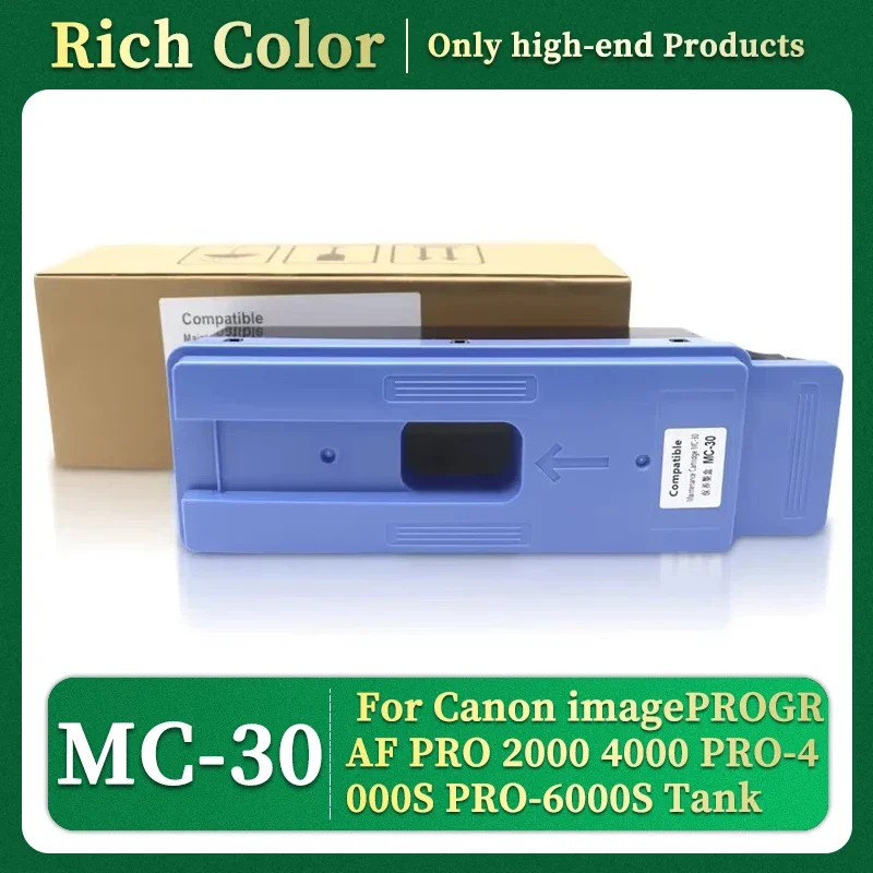 MC-30 MC30 Maintenance Cartridge For Canon imagePROGRAF PRO-2000 2100 4000 4000S 4100 4100S 6000 6000S 6100 TX3000 4000 Printer