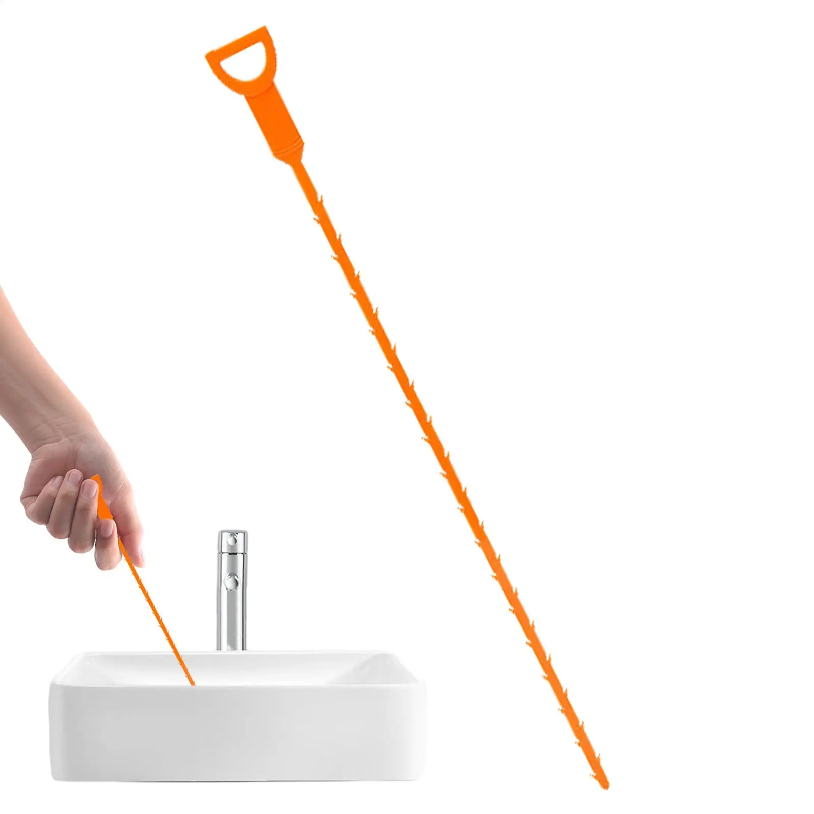 

1pc Easily Unclog Kitchen Toilet Pipes Sink Hair Remover Drain Tool Unclogger Necessary Cleaning Tool For Washbasin Water Pipes