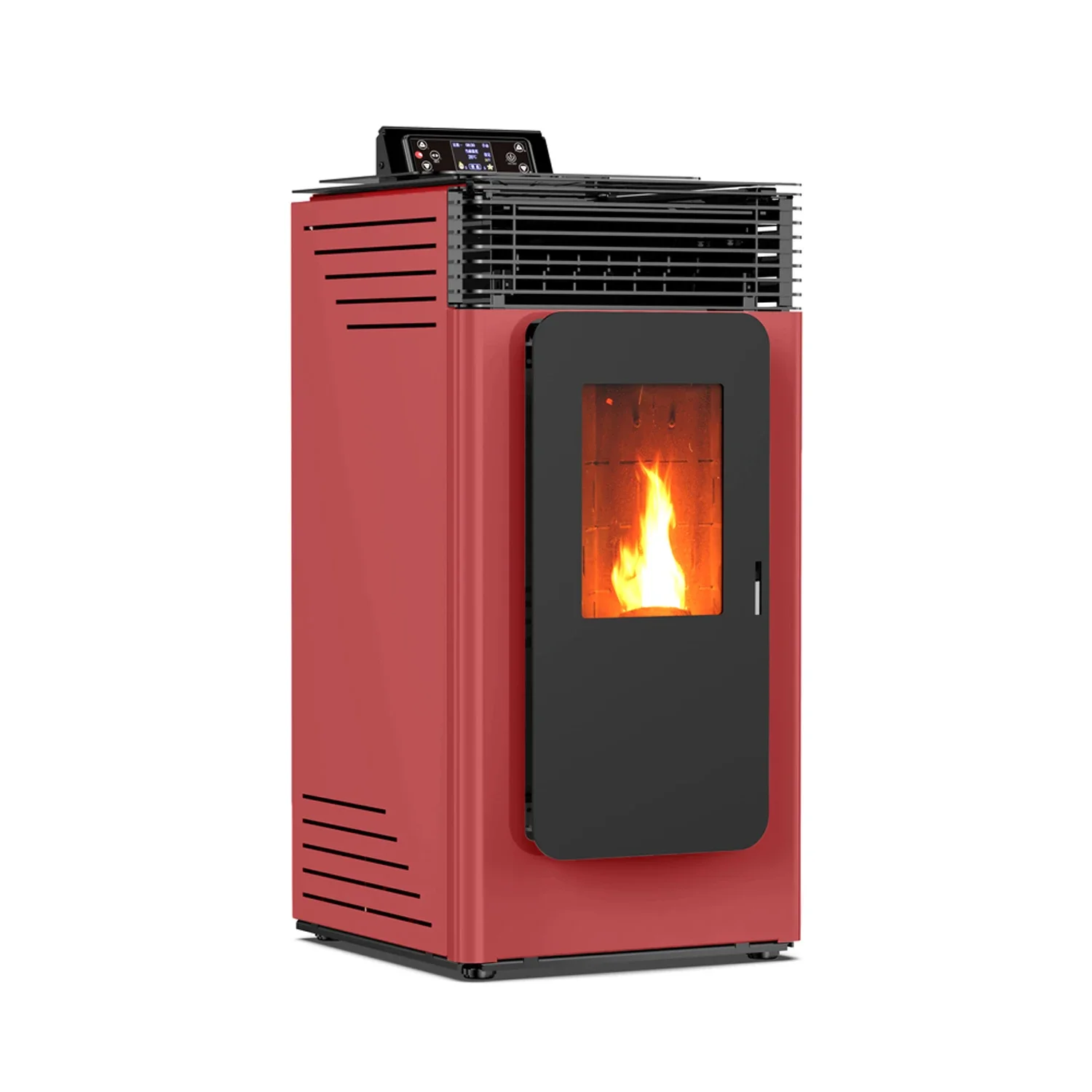 KT0901A Hot Selling Modern Design Automatic Pellet  Loading CE Approved Pellet Heater Pellet Stove for House Villa Heating