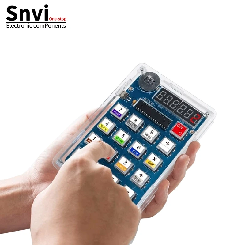 مجموعة أدوات الآلة الحاسبة - مجموعة ممارسة اللحام الإلكترونية المعتمدة من 51 MCU للآلات الحاسبة ذاتية الصنع #5