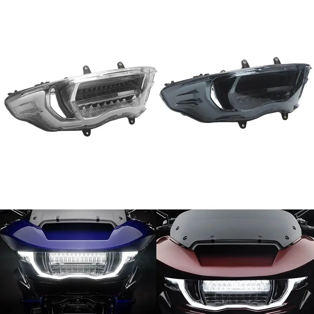 

1set Front LED Headlight Assembly For Harley Touring Road Glide CVO/SE FLTRXSE 2023-25 ST FLTRXSTSE FLTRX 2024-26 Motor Headlamp