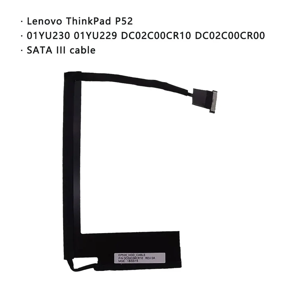 For Lenovo ThinkPad P50 P51 P52 P53 P72 P73 Laptop SATA Hard Drive
