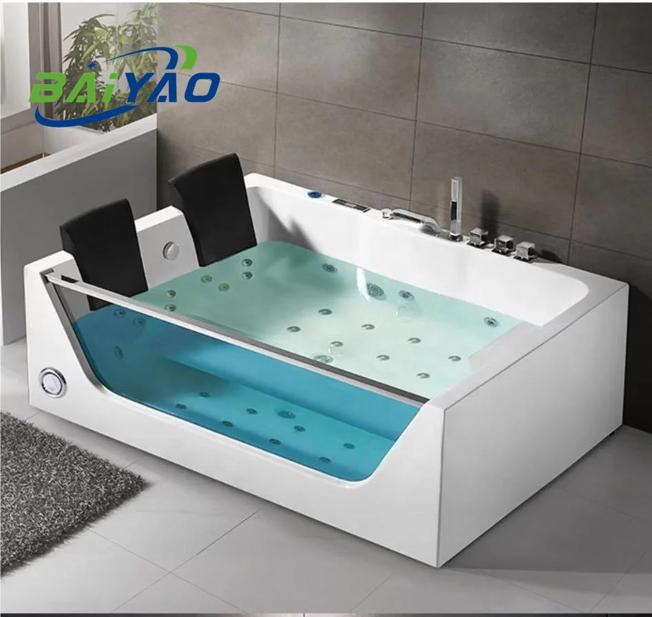 

Advanced 2-Person Portable Hydrotherapy Spa 1.8m Jakuzzy Hot Tub With Calentador Apron Installation For Hotel Use