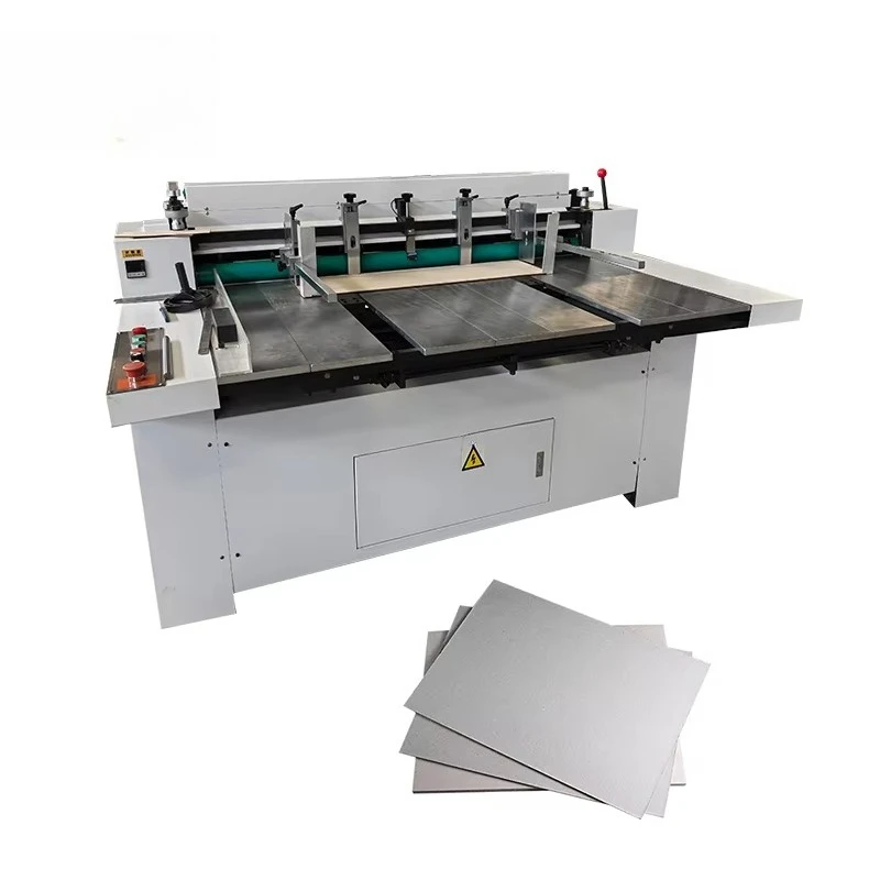 Automatic Paperboard Slitting Machine Dust Collection Gift Box Making Paper Processing Machinery for Notebook Manufacturing