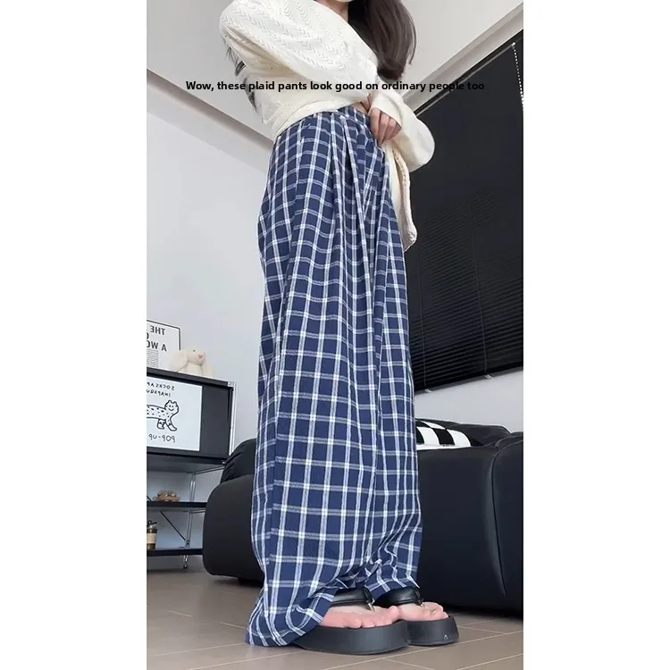 ارتفاع الخصر منقوشة كسول سراويل تقليدية المرأة الصيف رقيقة جديدة Sle بنطال ذو قصة أرجل واسعة فضفاضة تناسب بنطلون للنساء سراويل تقليدية #5