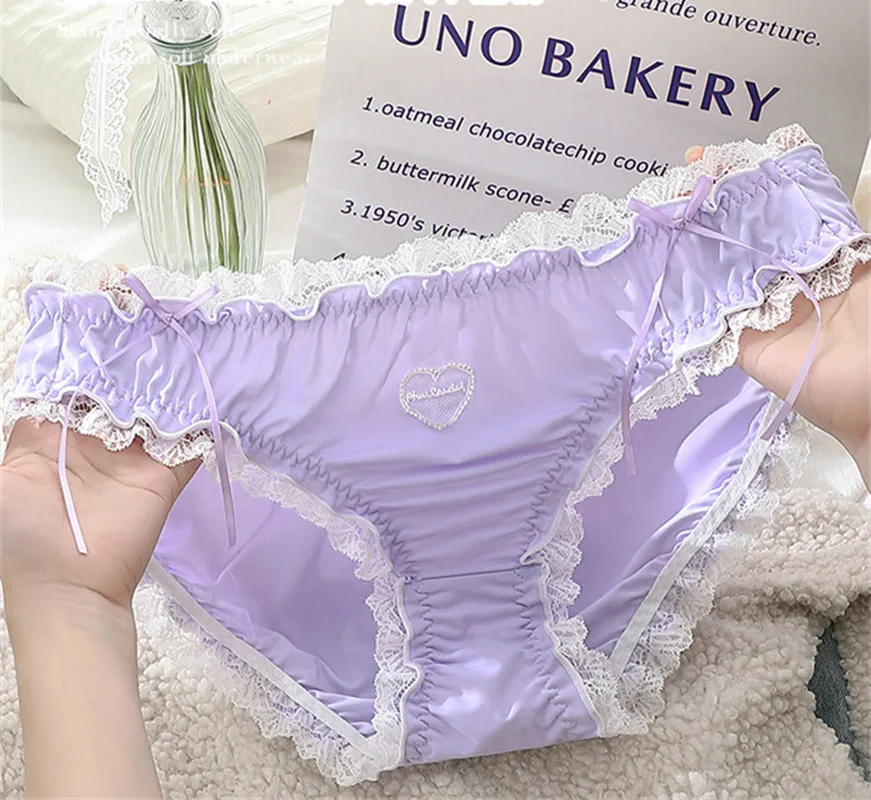 Sexy lingerie ropa interior mujer Lolita private maid cute bragas de mujer Plus size underwear women soft lace panties lenceria