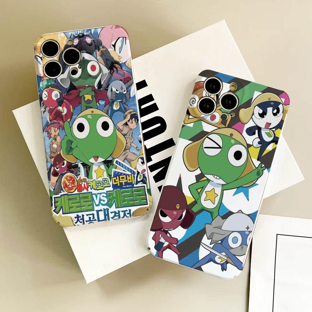 

CUTE Sgt. FrogS phone case FUNDA For IPhone 16 15 14 13 12 11 Plus Pro Max Mini Precise Hole Matching Film Covers
