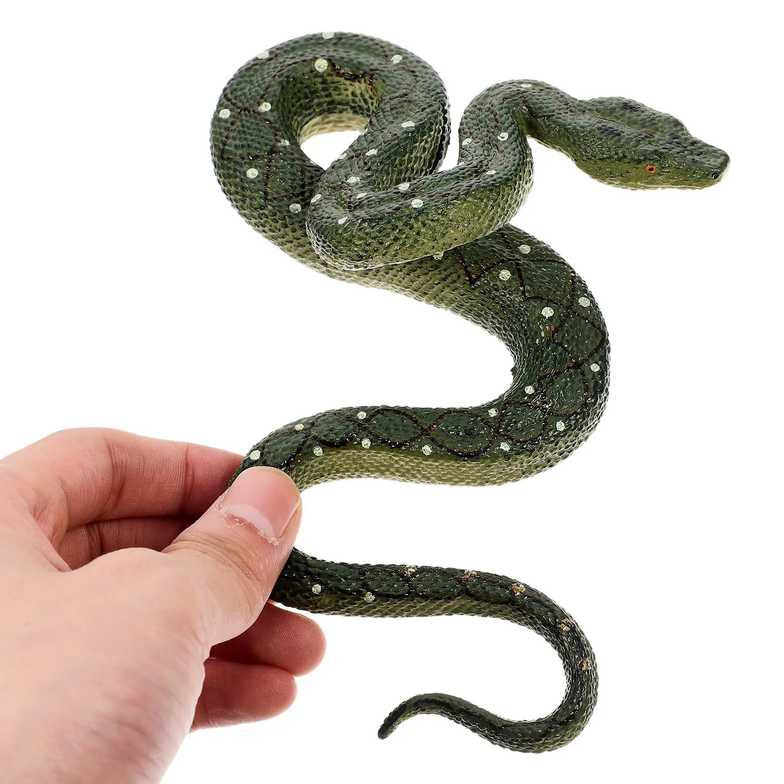 

2 шт. Имитация черной змеи, игрушка-украшение для детских вечеринок, реалистичная игрушка-змея, выглядящая как настоящая