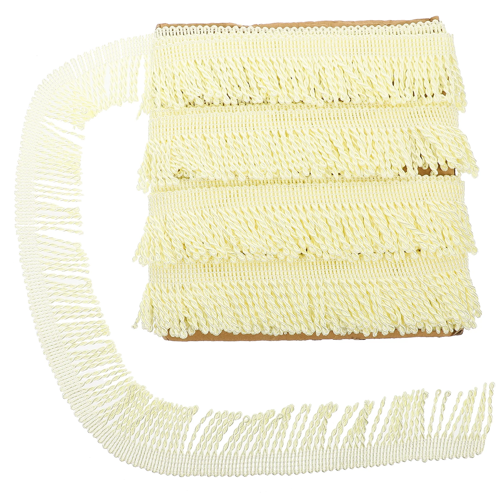 

Curtain Trim Tassel Fringe for Craft DIY Sewing Macrame Polyester Decorative Edging Home Accessories Garment Trims