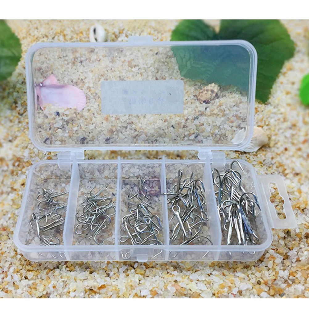 

Corrosion-resistant Fishing Hook Set High Carbon Steel Freshwater Saltwater Bass Pike Salmon Crucian Pickerel Snapper