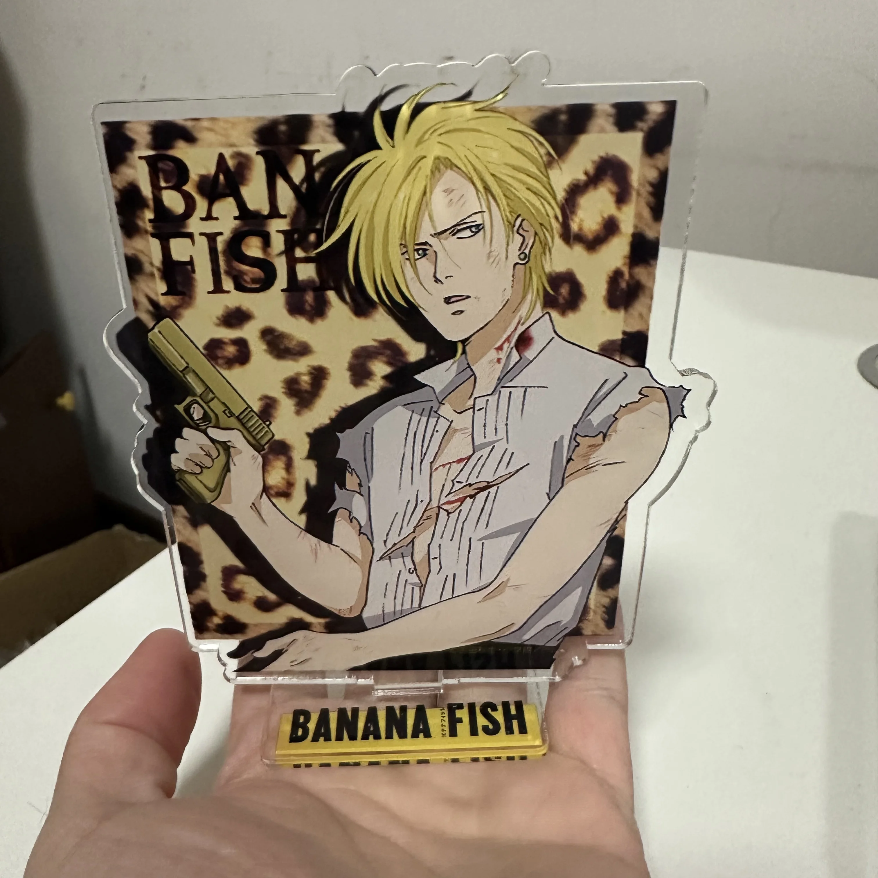 BANANA FISH Anime Figures Aslan Jade Callenreese Cosplay Acrylic Stand Model Plate Desk Decor Standing Sign Fans Christmas Gifts