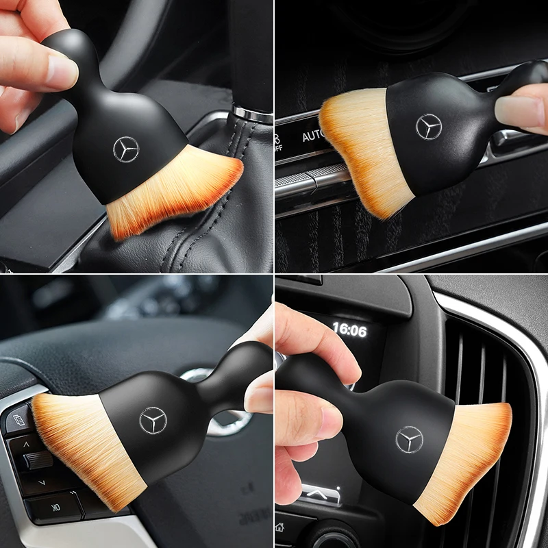 Car Interior Cleaning Soft Brush Tool Dust Remover For Mercedes Benz AMG GLC GLE CLA GLB W203 W206 W220 W205 W211 W212 W201 W210 images - 6