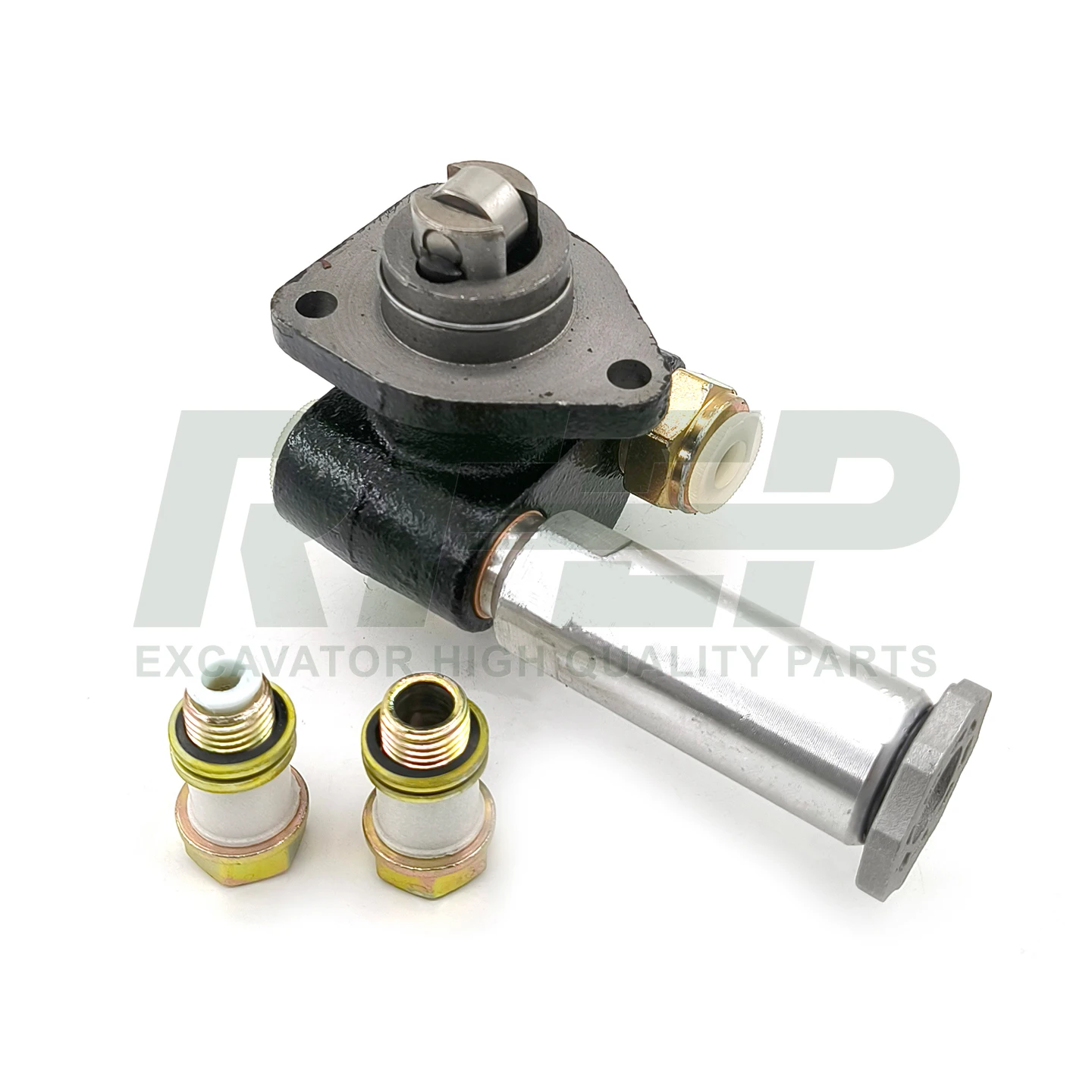RFEP Hand Fuel Pump 13mm Shaft Manual Fuel Supply Pump Fit 6BD1 Engine Excavator Fuel System Replacement Spare Parts