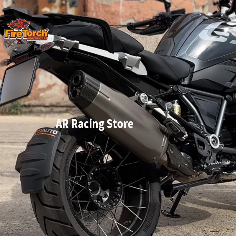 Slip On For BMW R1200 GS R1200GS R 1200 R1200 GS ADV Adventure 2013 - 2018 Motorcycle Exhaust Mid Pipe Muffler Escape Moto