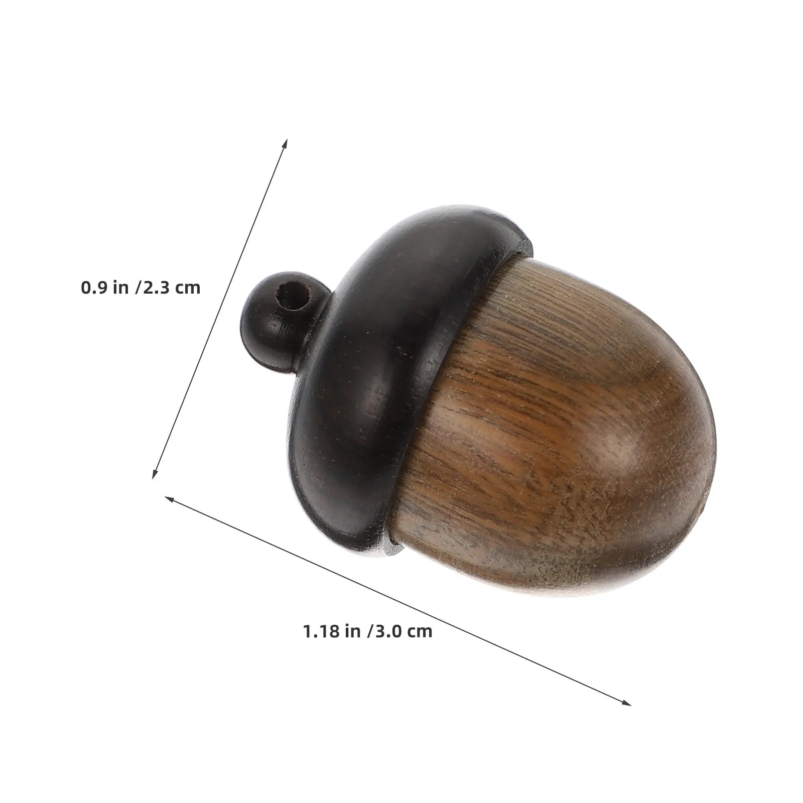 5Pcs Wooden Acorn Charms Multi-Color Openable Acorn Box Pendant Charm for DIY Jewelry Making Earrings Necklace Craft Supplies view 4