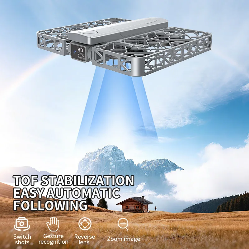 S161 MAX Drone WIFI FPV ESC 2.7K Camera Gesture Photo TOF Positioning Stabilization Smart Follow APP Control Quadcopter - view 5