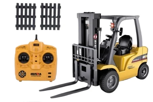 

Huina 576 RC Car 1/10 Simulation Light Sound Alloy Engineering Forklift Wireless Electric Remote Control Toy Car Model Toy Gift