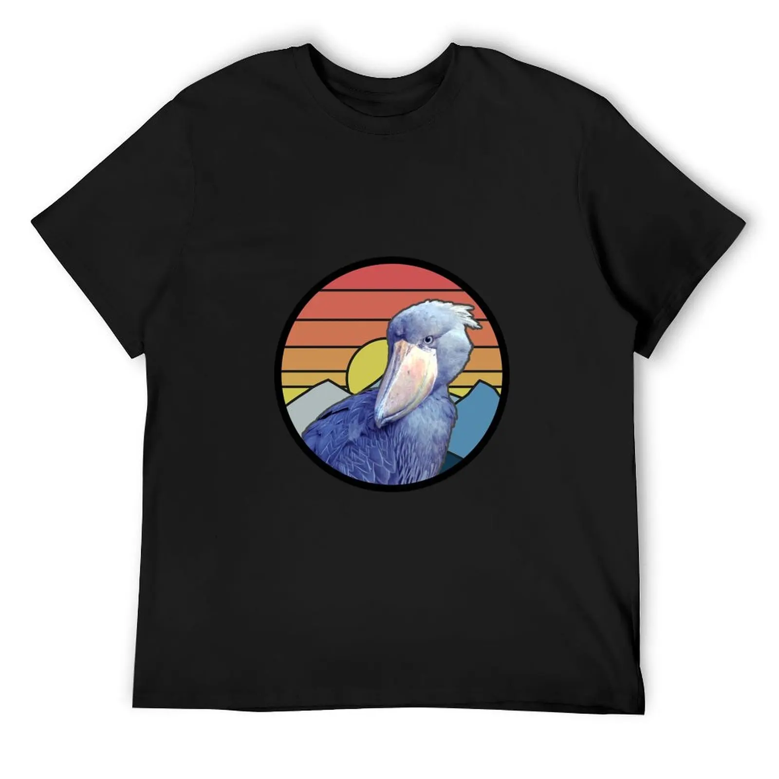 Shoebill, Shoebill Stork T-Shirt summer tops vintage clothes aesthetic clothes T-shirt men