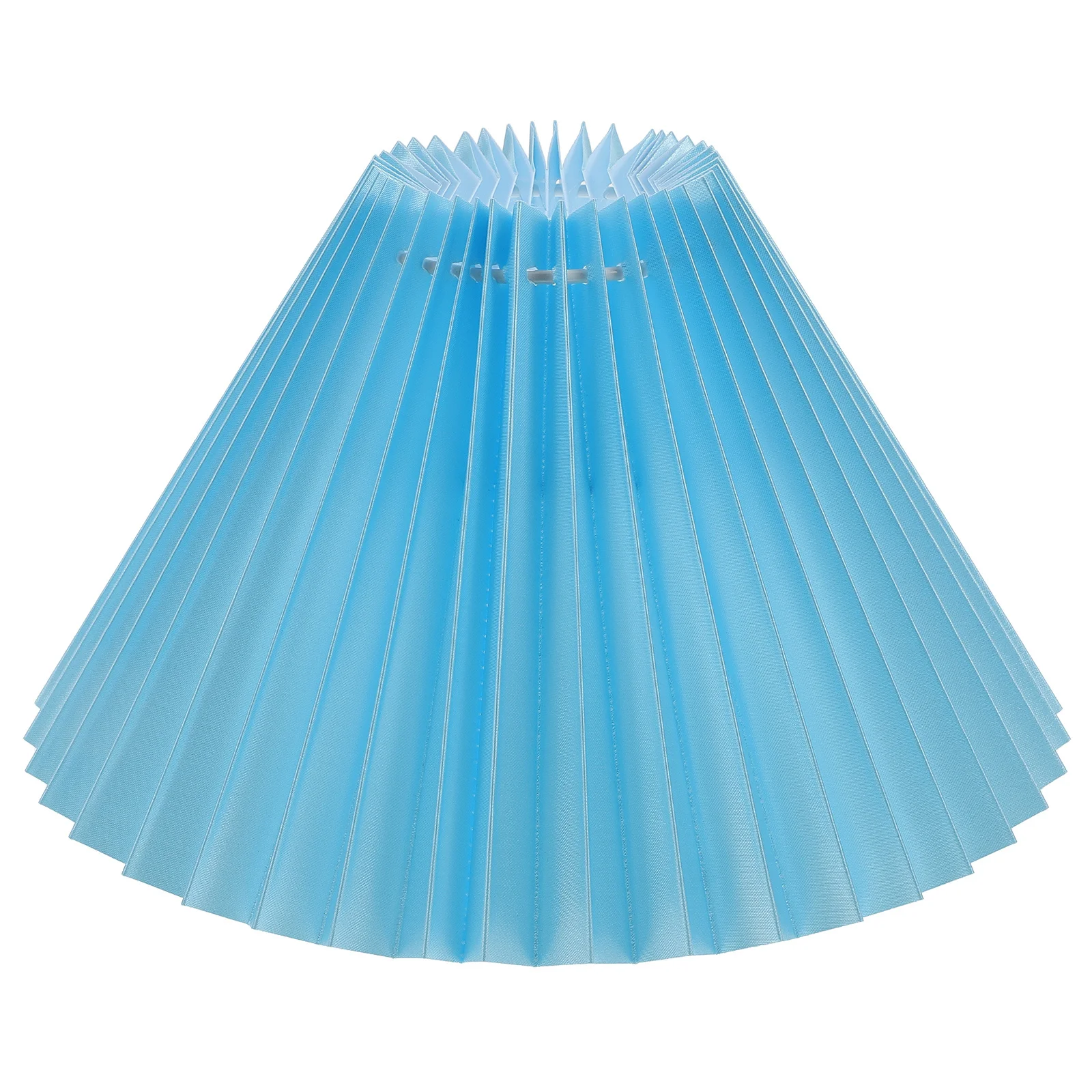 1pc Table Lamp Shade 12 Inch Cloth Iron Durable Pleated Light Cover For Home Bedroom Lamp Accessory Decorative Lighting