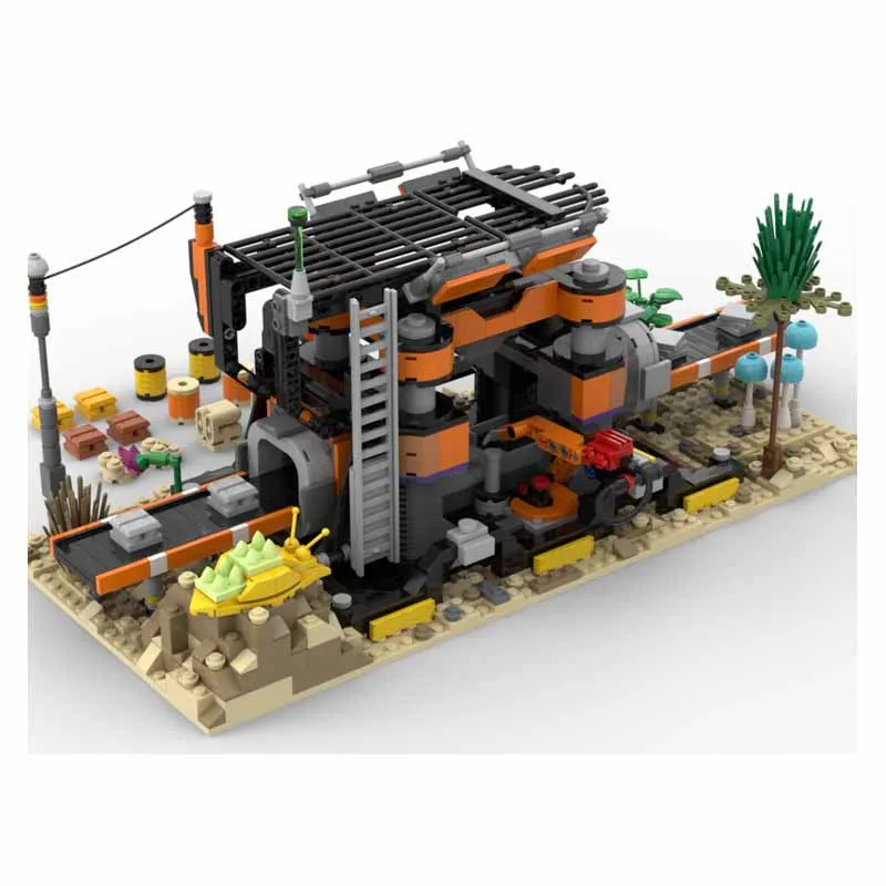 1506 pièces MOC- 128471   Jeu classique, blocs de Construction d'automatisation, modèle de jouet, cadeau d'anniversaire, cadeau de noël pour enfants