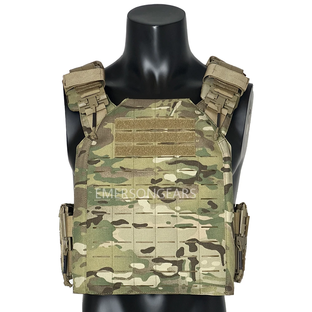 EMERSONGEARS Camouflage Color   STRAND HOGG Version  plate carrier Laser cutting  Quick Release Adjustable tactical  Vest