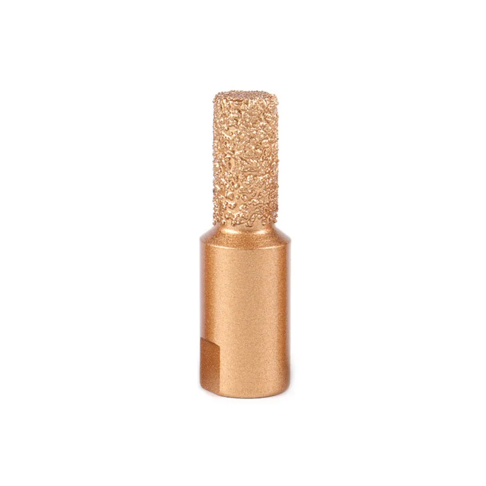 Round Shank Burr Grinding Head 6mm 10mm 15mm Gold For Angle Grinder High Efficiency Edges Trimming Slotting Deburring Power Tool