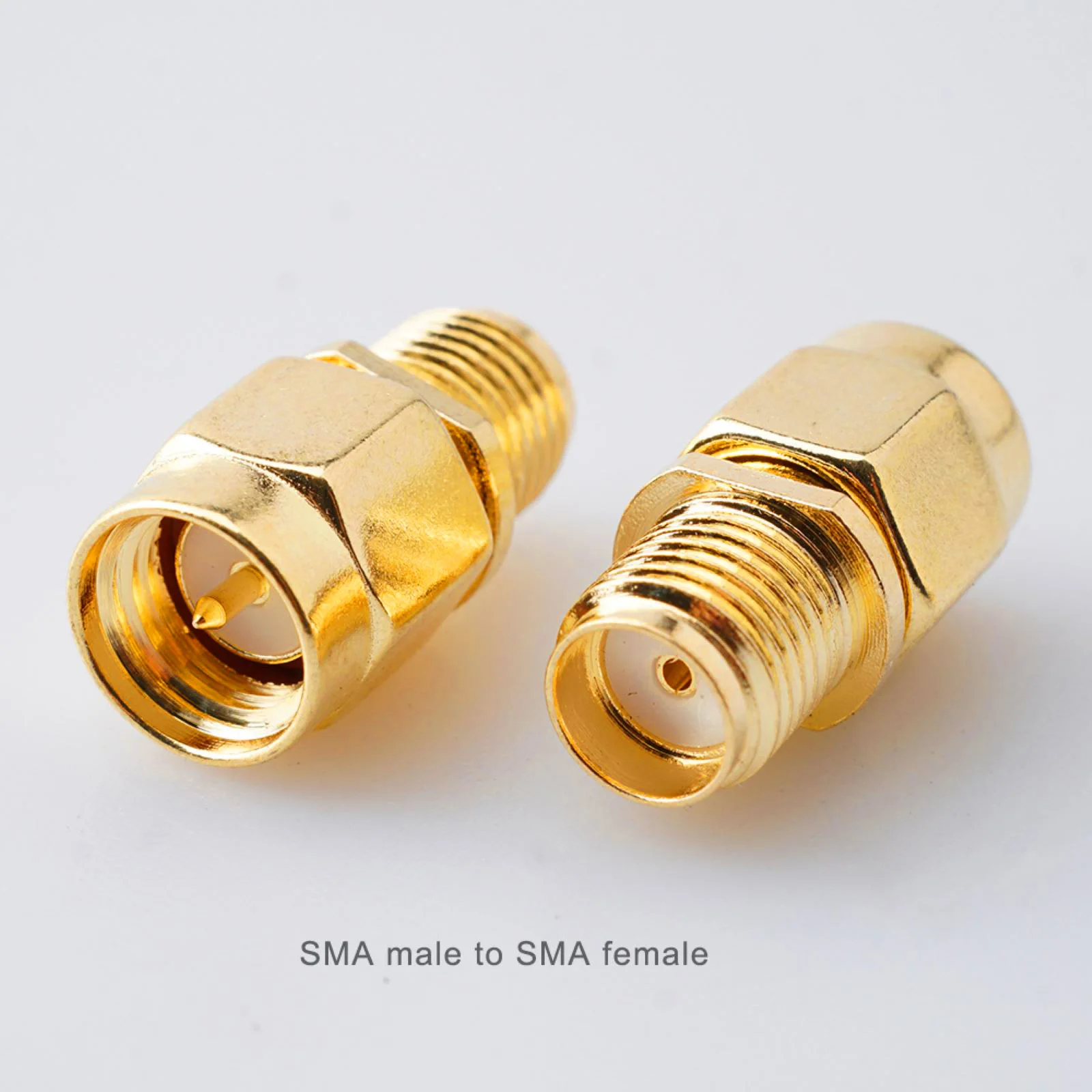 2pcs SMA Female Jack to SMA Male Plug adapter For RF Systems prevents oxidation and corrosion Connection Accessories