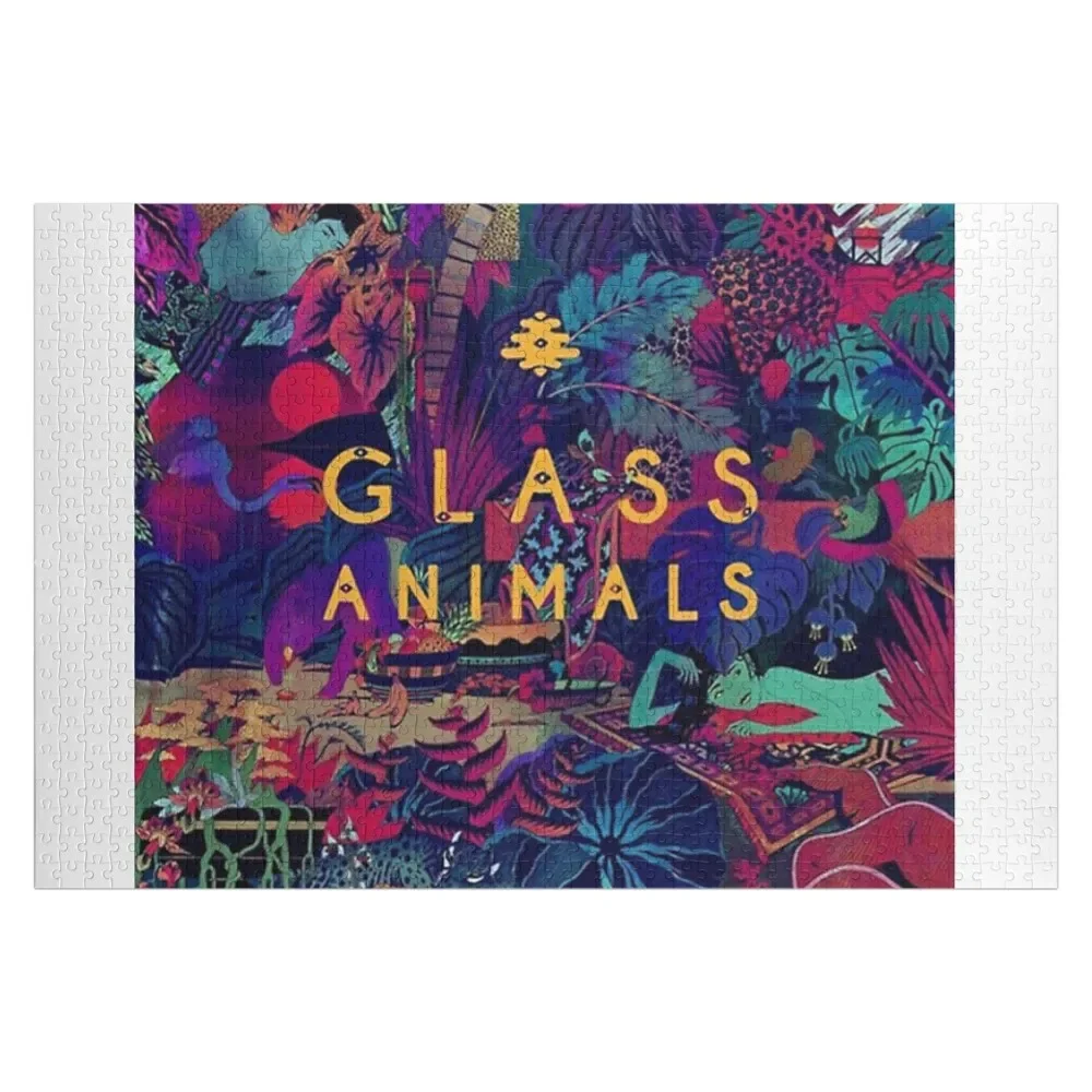 

Glass Animals Cover Jigsaw Puzzle Custom Name Child Toy Personalize Custom Name Wood Puzzle