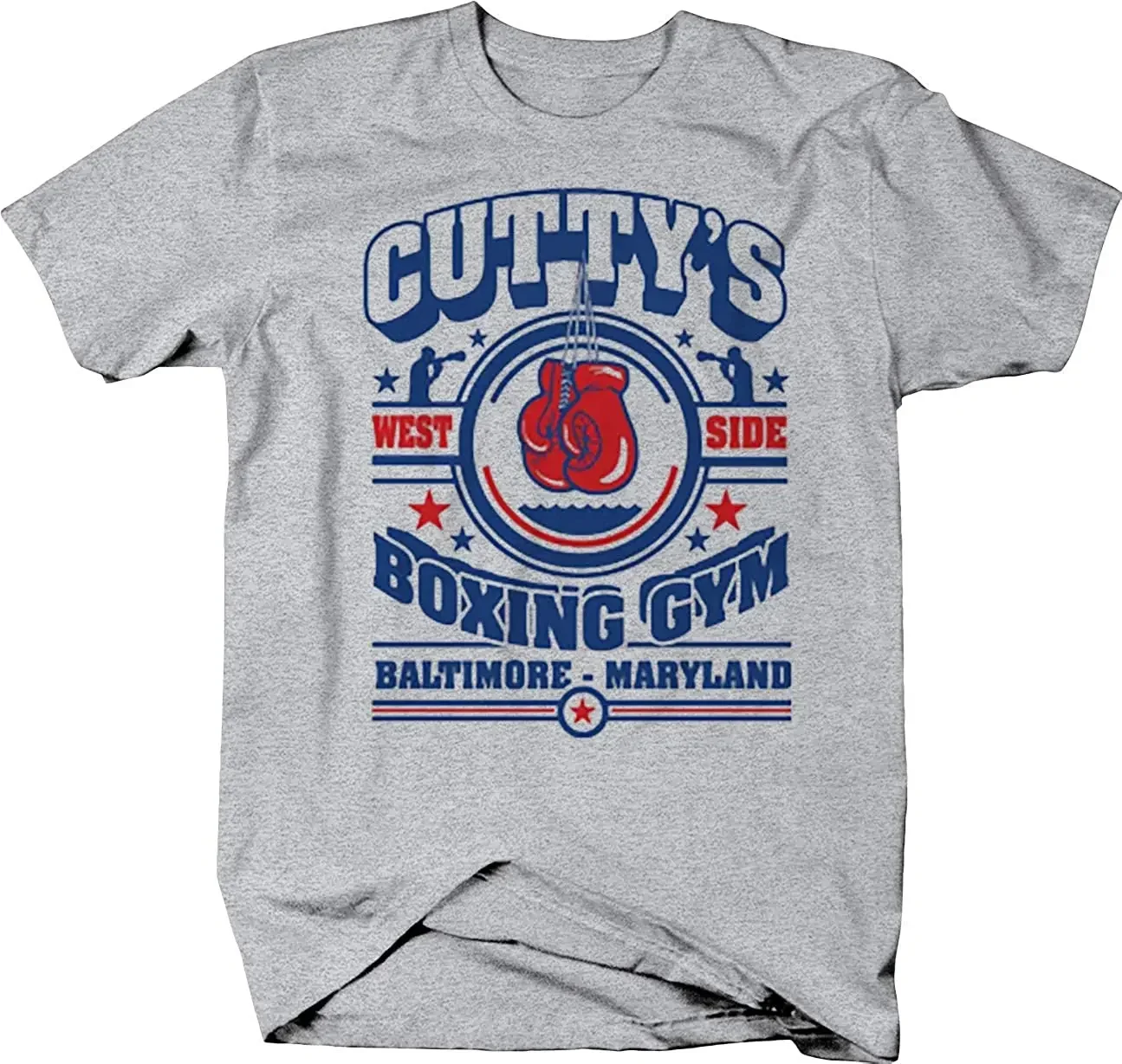 

Boxing Hall Men's Sports Boxing Fitness Summer Cotton O-neck Short-sleeved T-shirt