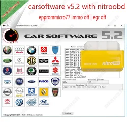 CarSoftware 5.2 EPROMmicro77 Car Software 5.2 ( Immo Off Start Fix Tool ) + Nitro