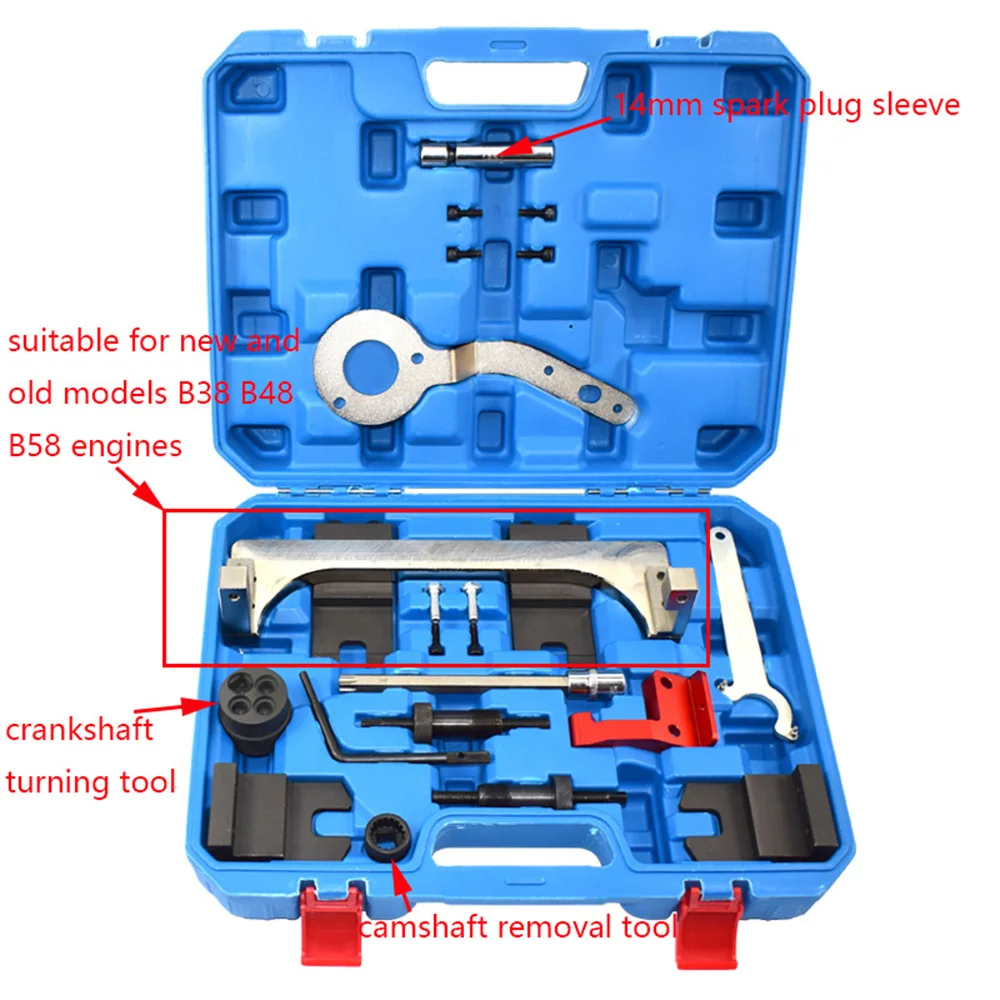 

Camshaft Alignment Timing Tool Kit for MW Mini B36 B37 B38 B46 B47 B48 B58 F20 F21 F30 F31 F48 F54 F55 F60 G20 G30