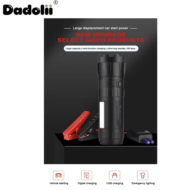 Car Jump Starter Starting Device Battery Power Bank 12V98000mAh Jumpstarter Auto Buster Emergency Booster Car Charger Jump Start