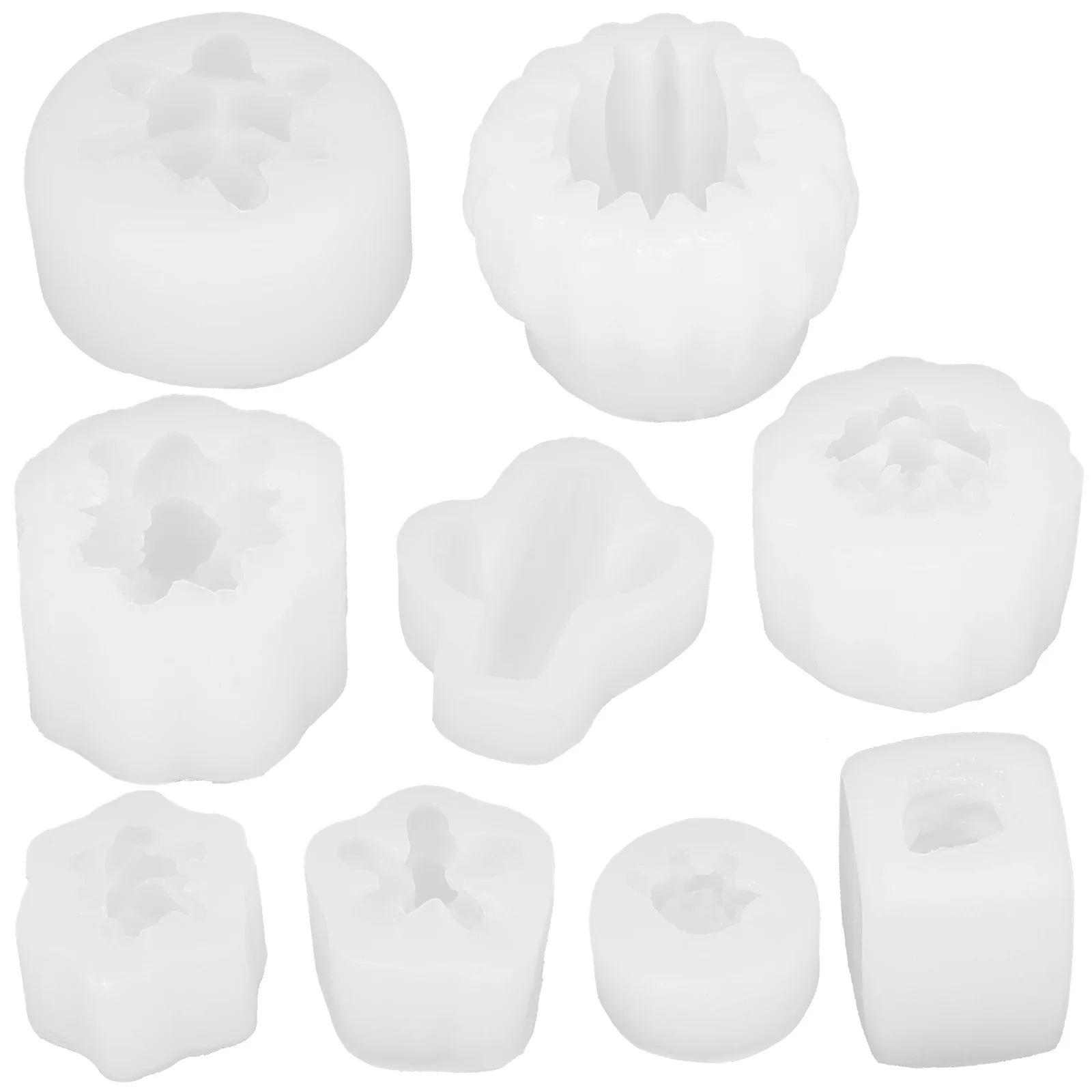 

9Pcs Silicone Cactus Mold DIY Scented Making Molds Craft Silicone Mold for Soap Wax Handcrafting Supplies