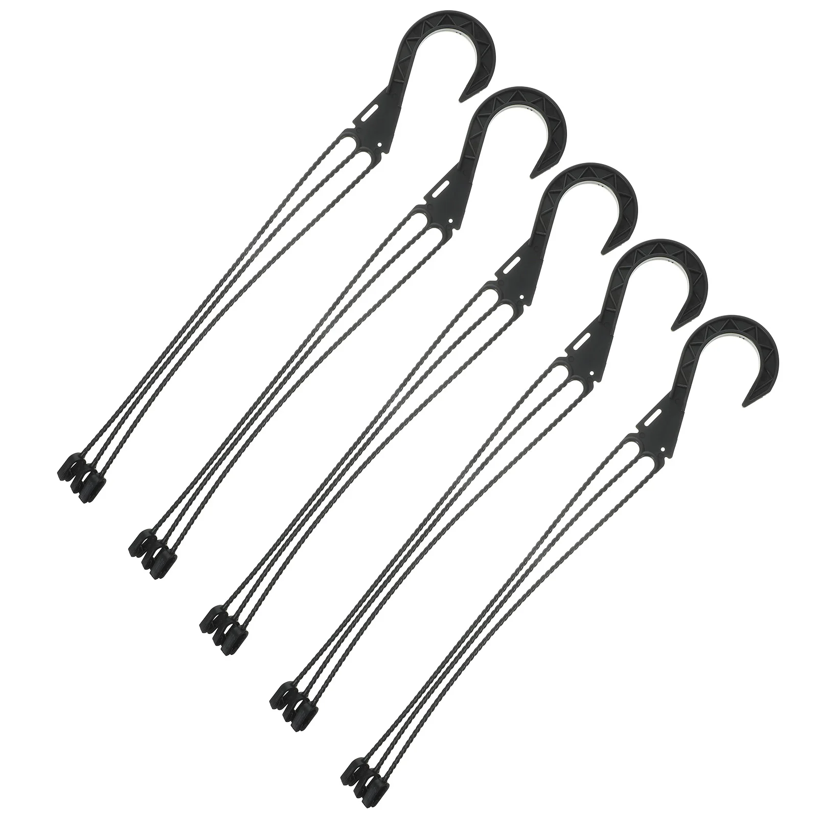 

5pcs 5 White Pcs Hanging Flower Pot Large Rack Plant Load Hooks Garden Accessories Plastic Hooks Home Balcony Terrace