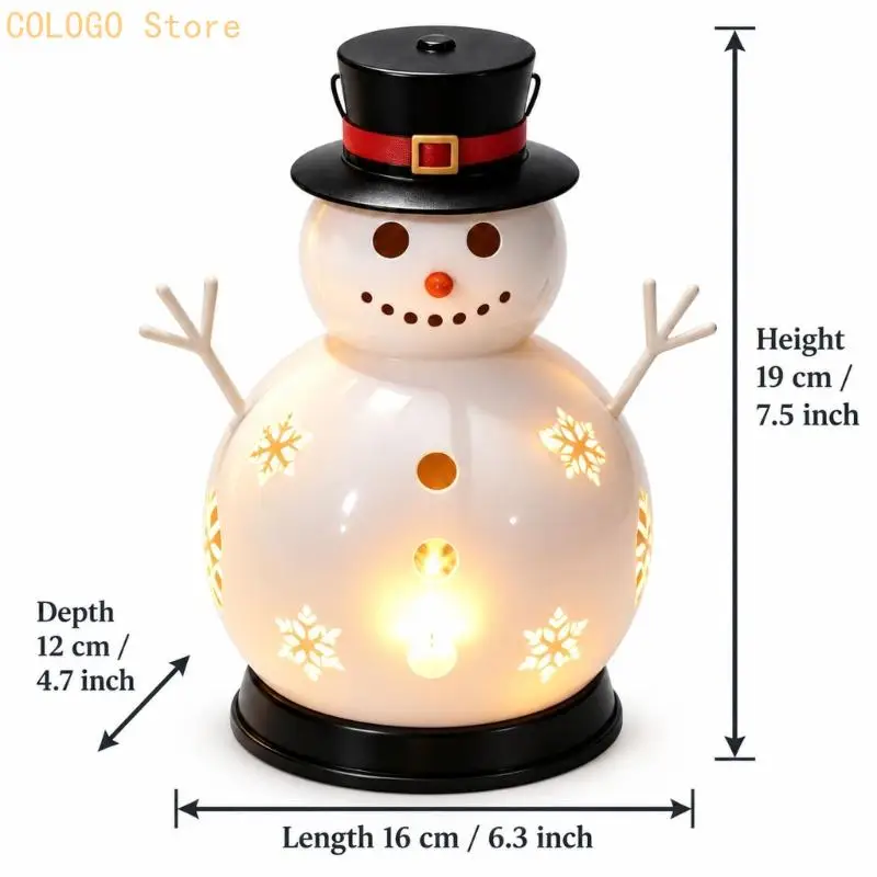 Iron Christmas Holders with Hollowed Winter Character Body D0LD