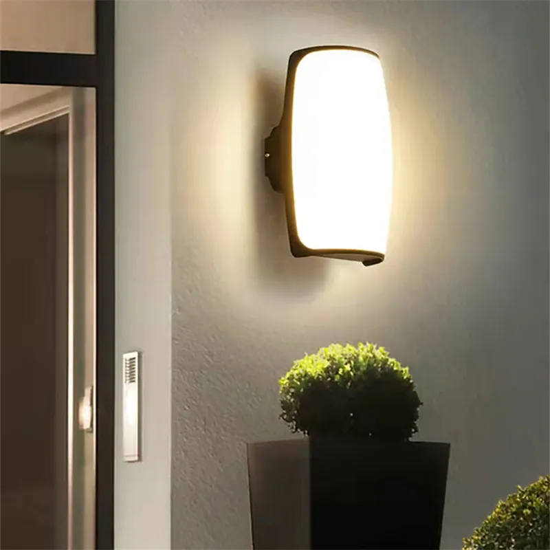 April Moderne Vintage Wandlamp Eenvoudige Creatieve Led Exterieur Schansen Buiten Waterdicht Ip65 Voor Villa Tuin Balkon Gang