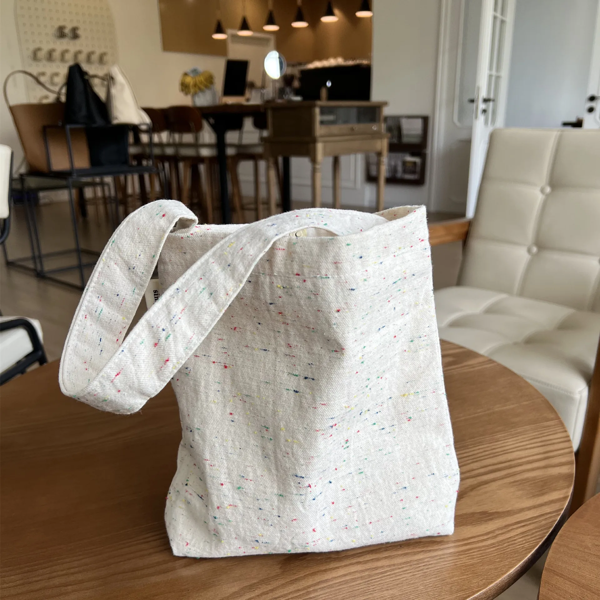 Bolso vaquero Bolso de hombro pequeño Bolso de mano Bolso para teléfono móvil Bolso de algodón para caminar Literatura y versátil