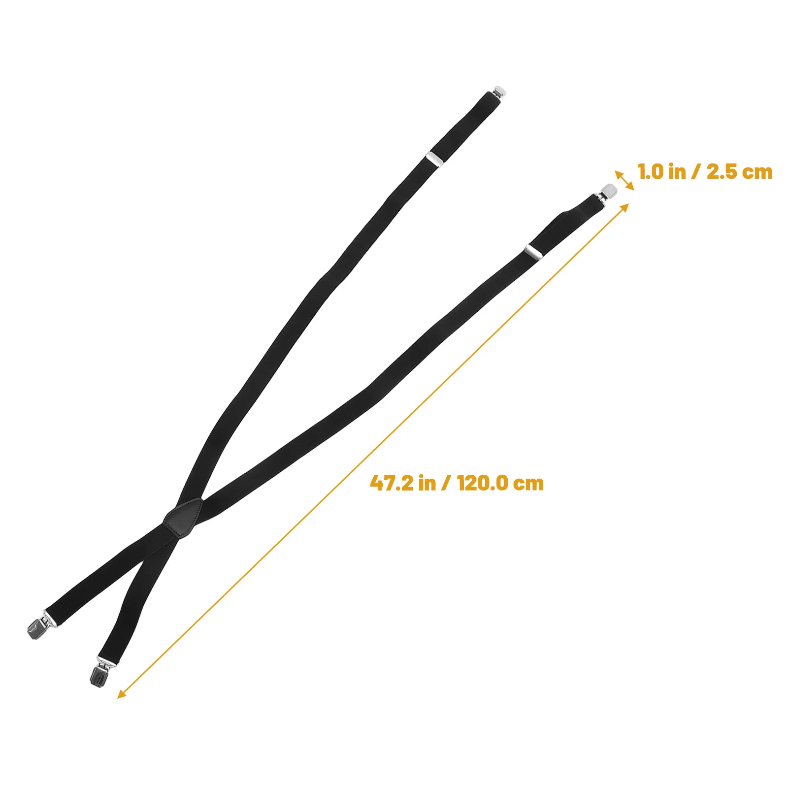 

Elastic Suspenders Men Women Adjustable X Hooks Durable Pants Suspenders Comfortable Practical Use for Formal Event