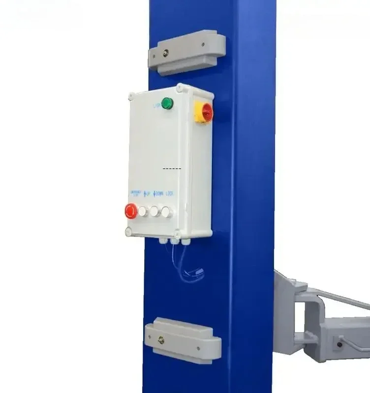 2025 newHydraulic 2 Column Lifter Garage Equipment 5500 kg with Lower Bridge with Upper Gantry Synchronized by Steel Cables