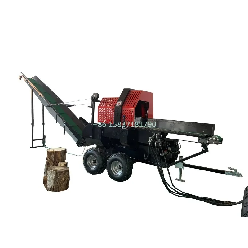 Hydrauliczna maszyna do rozdrabniania drewna na palenisko, chińska popularna rozdrabniarka do drewna leśnego, producent rozdrabniaczy do drewna o mocy 30 ton.