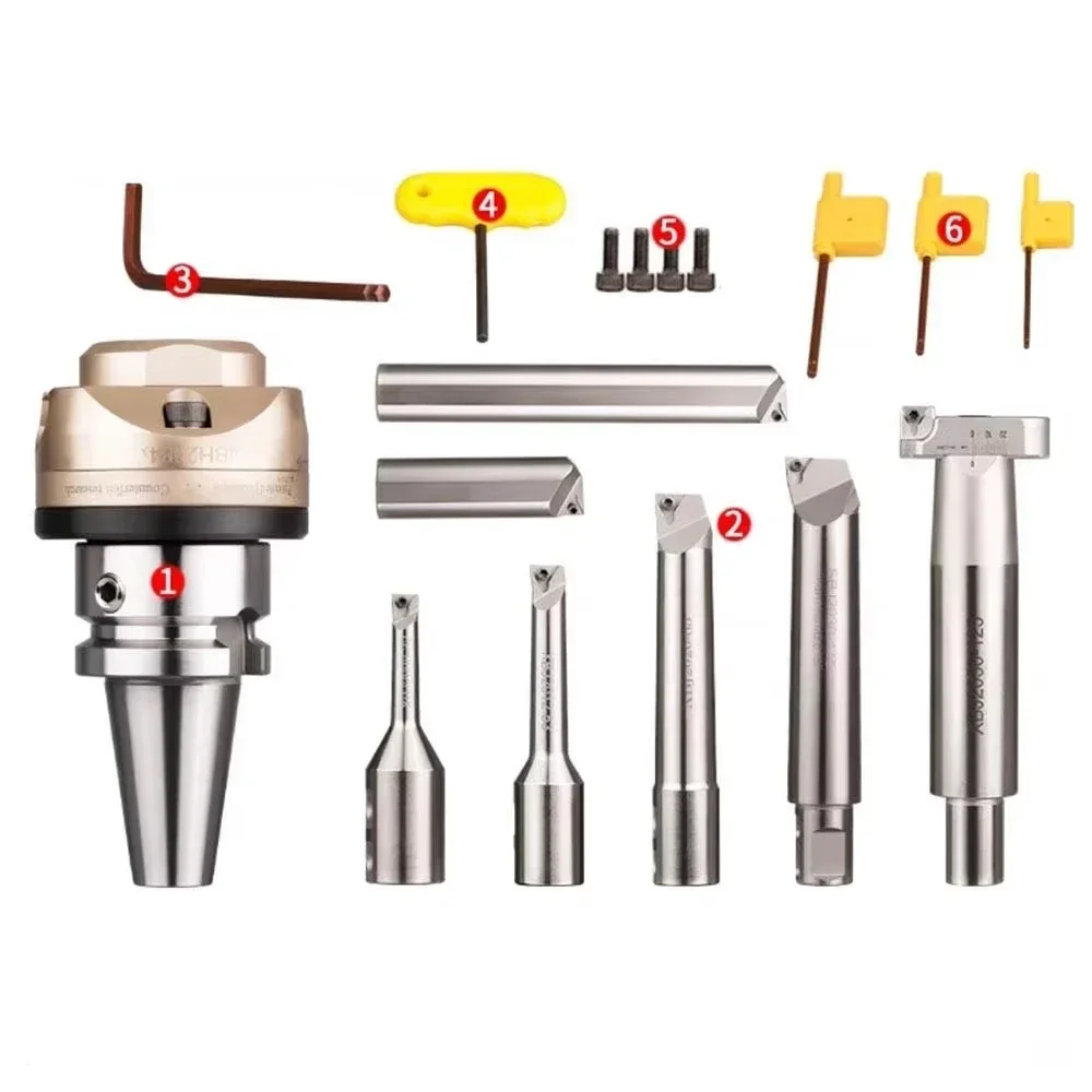 Precision 0.005 NBH2084X Fine Tune Boring Tool Holder Bracket Tool CNC Miniature Tool Boring Head BT30 BT40