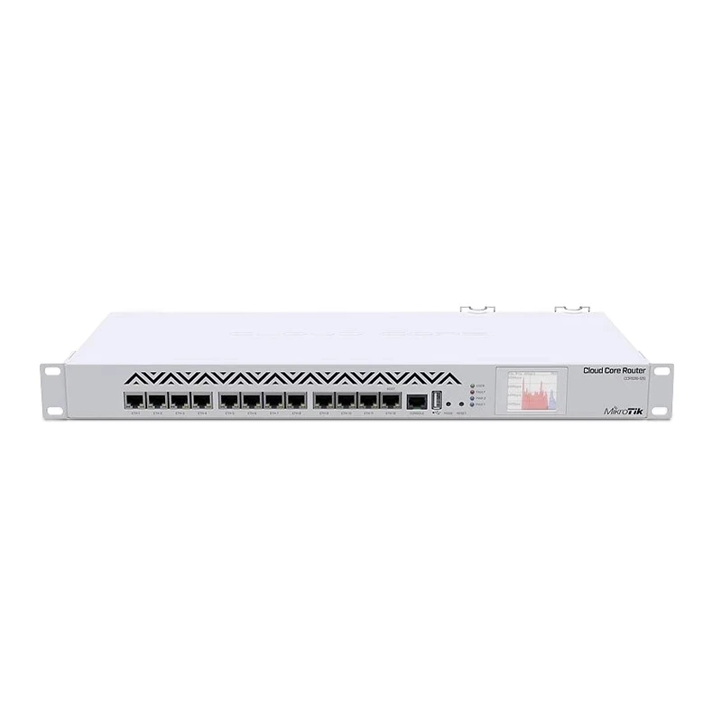 

MikroTik-Gigabit Ethernet Network Router, CCR1016-12G, 16-Core