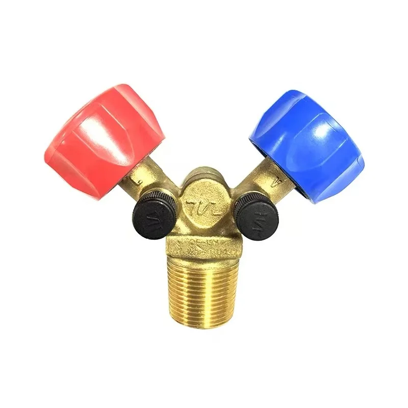 Special cylinder valve for recycling and filling/high and low pressure claw valve/explosion-proof