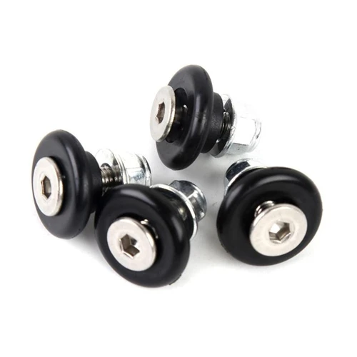 Caja de equipaje trasera superior para motocicletas, almohadilla de buje para maletero, espaciadores de hebilla, fijación rápida en forma de T/I, 4 Uds.