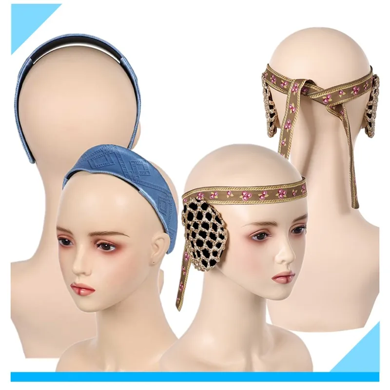 

Padme Cosplay Amidala Hairband Women Earmuffs Headband Episode II Attack Clones Headwear Halloween Carnival Costume Accessories