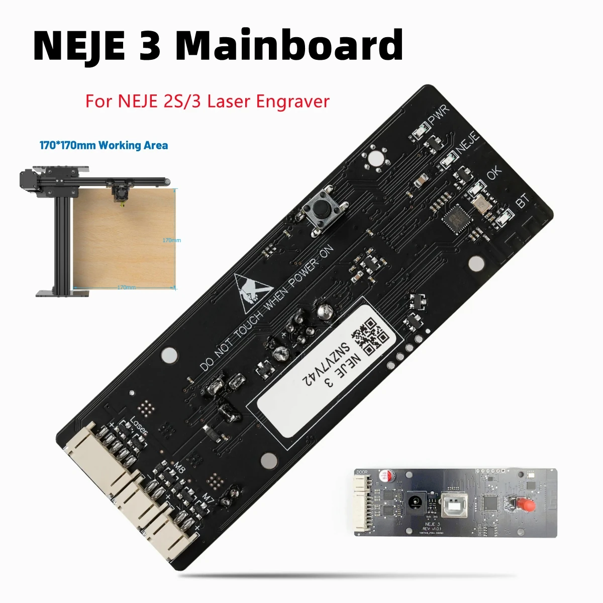 NEJE 3 Mainboard Replacement for Master 2S /NEJE 3 Laser Engraver