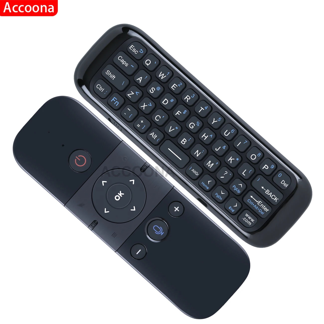 لجهاز التحكم عن بعد الصوتي M8 Air Mouse Google مع لوحة مفاتيح لاسلكية صغيرة 2.4G