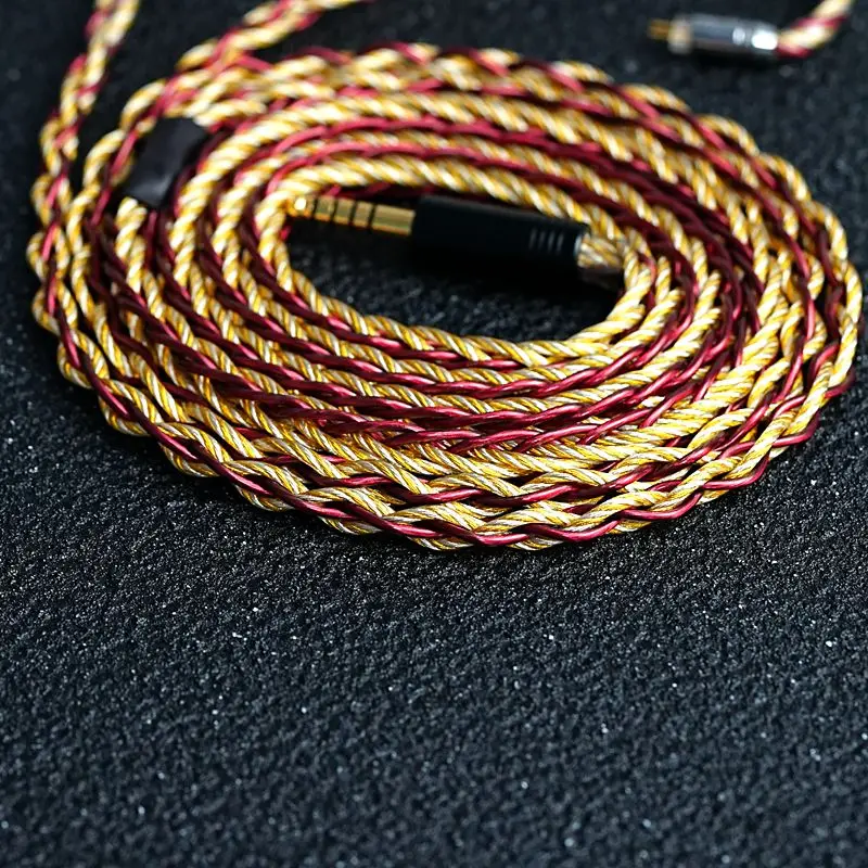 XINHS 1998 8-core alloy copper+high-purity single crystal copper plated silver+high-purity pure silver headphone cable
