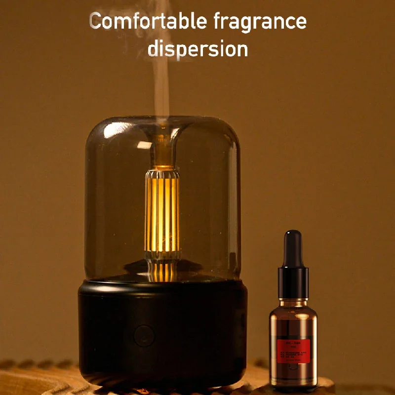 

Portable Mini Aromatherapy Diffuser USB Air Humidifier Essential Oil Luminous Cold Fog Manufacturing Spray Household Gifts